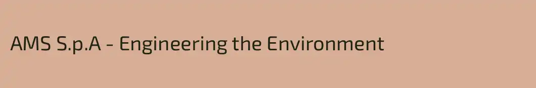 AMS S.p.A - Engineering the Environment